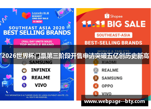 2026世界杯门票第三阶段开售申请突破五亿创历史新高